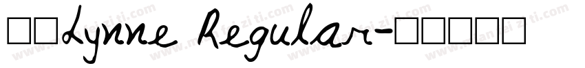 拾柒Lynne Regular字体转换